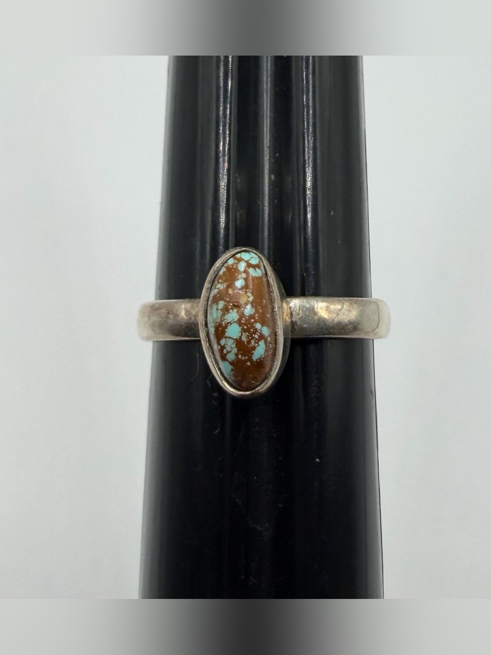 Turquoise Sterling Silver 925 Ring - Size 6